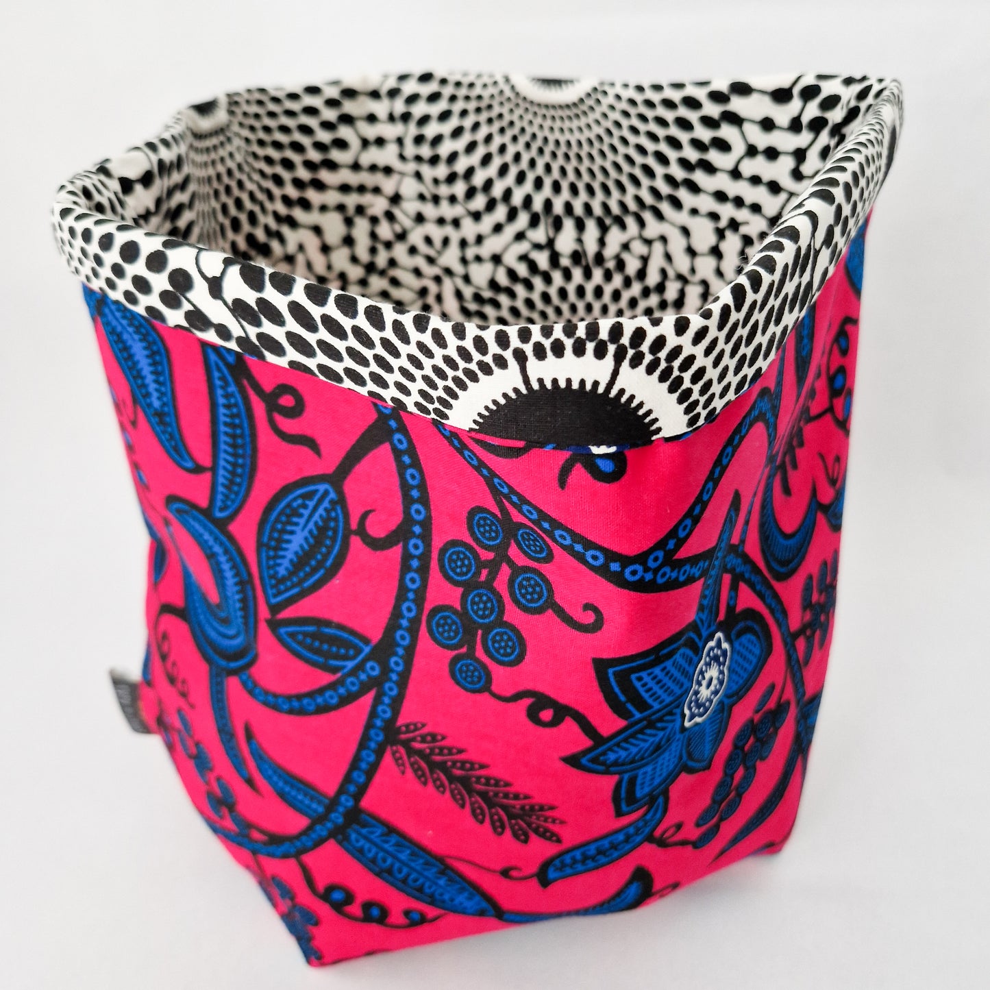 African Print Fabric Basket | Omolara Print
