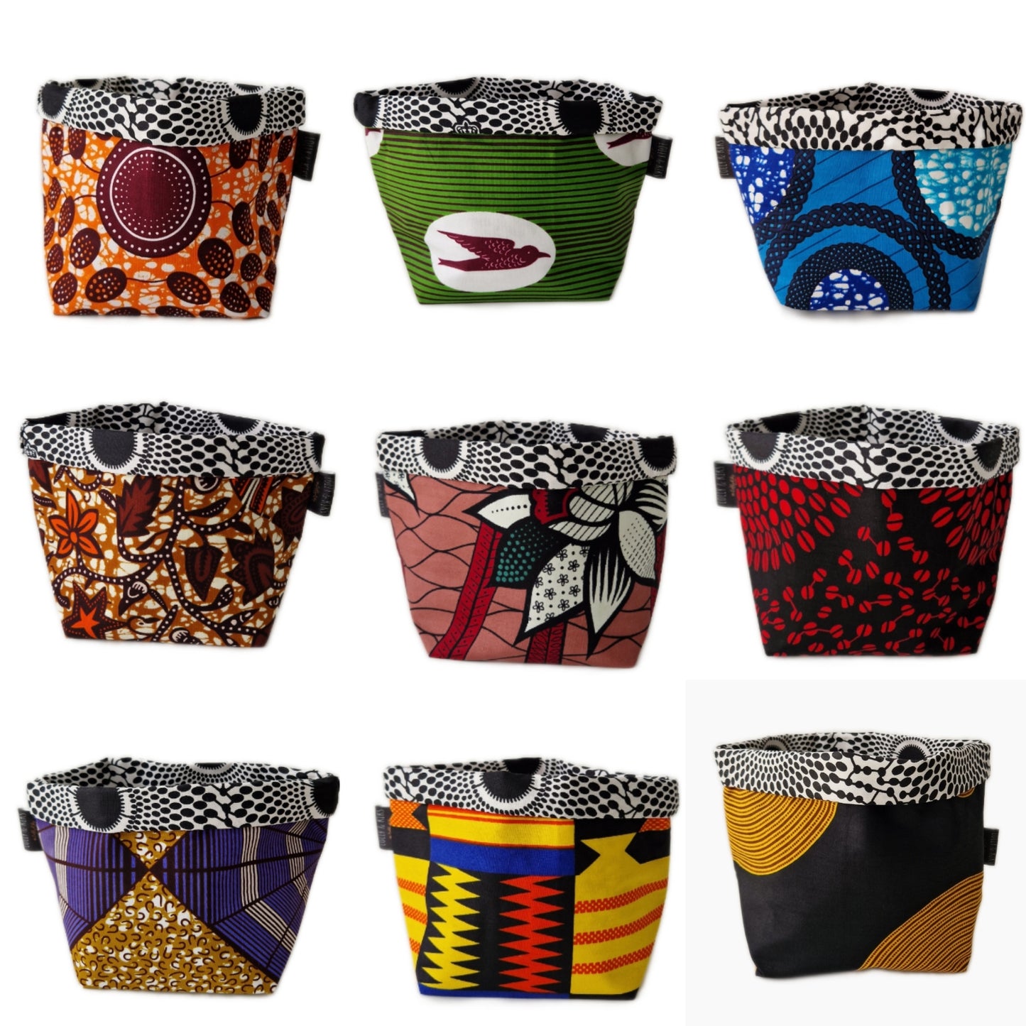 Small African Print Fabric Basket | Choose Your Print
