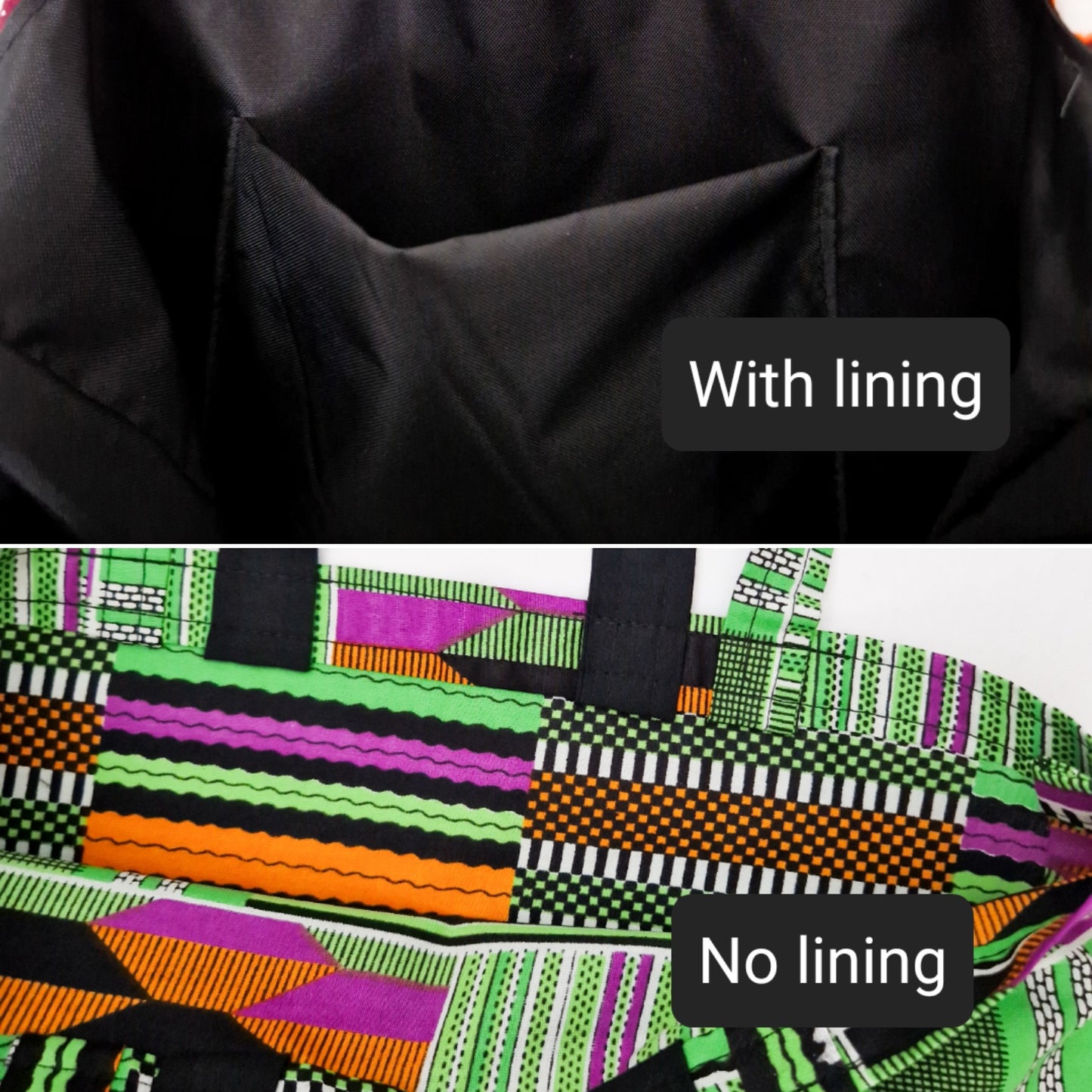 African Print Tote Bag | Kofi Print