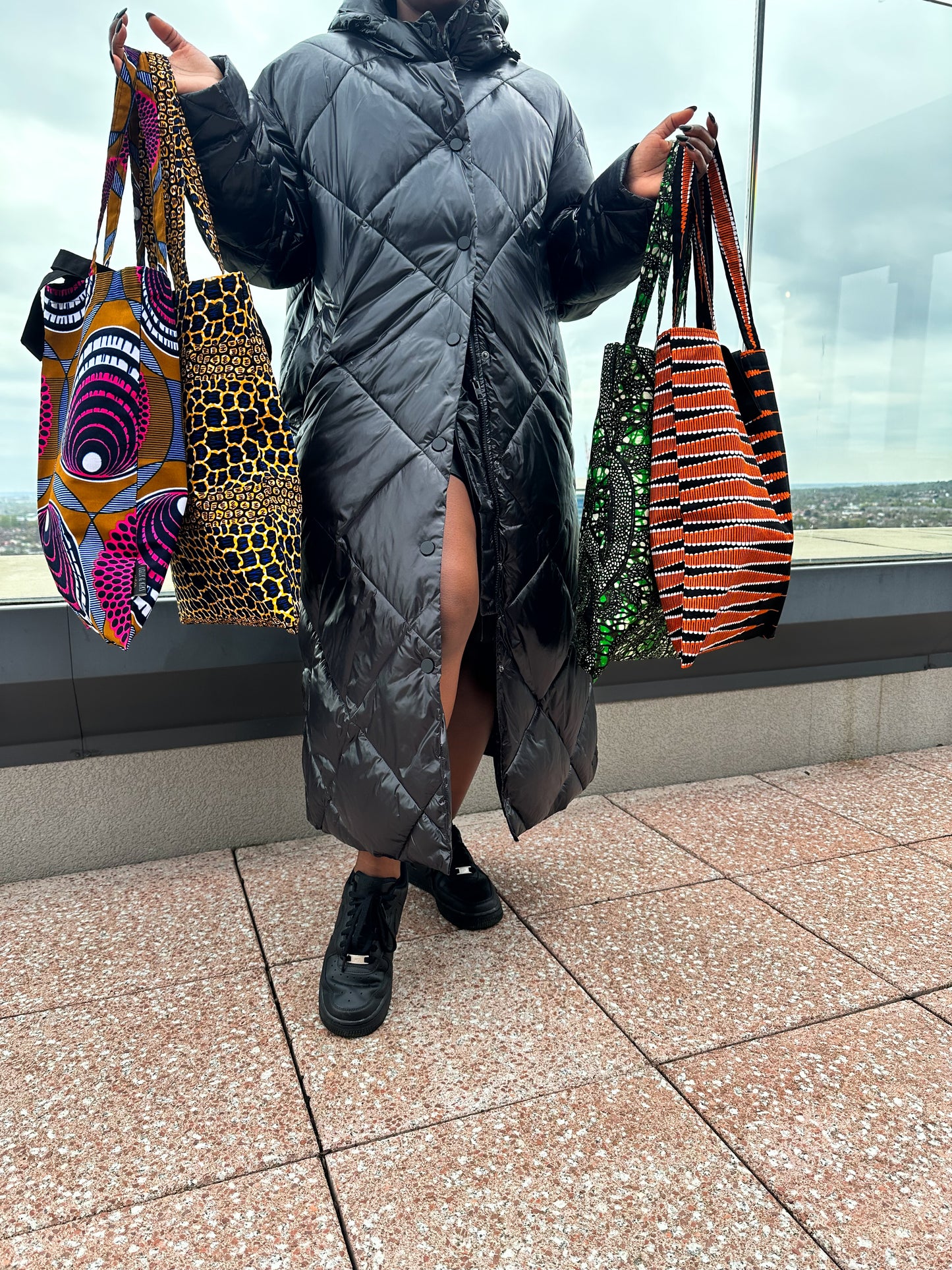 African Print Tote Bag | Bukayo Print