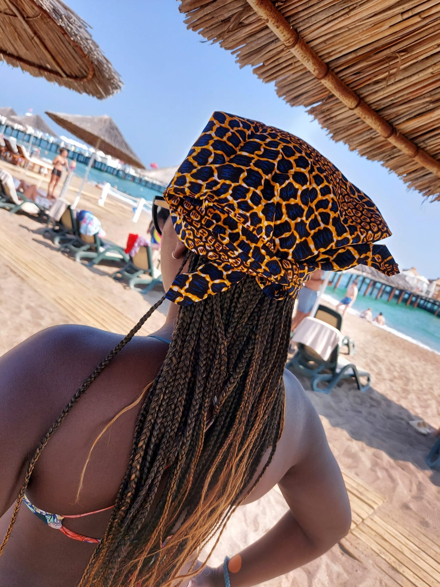 African Print Bandana Scarf | Rere Print