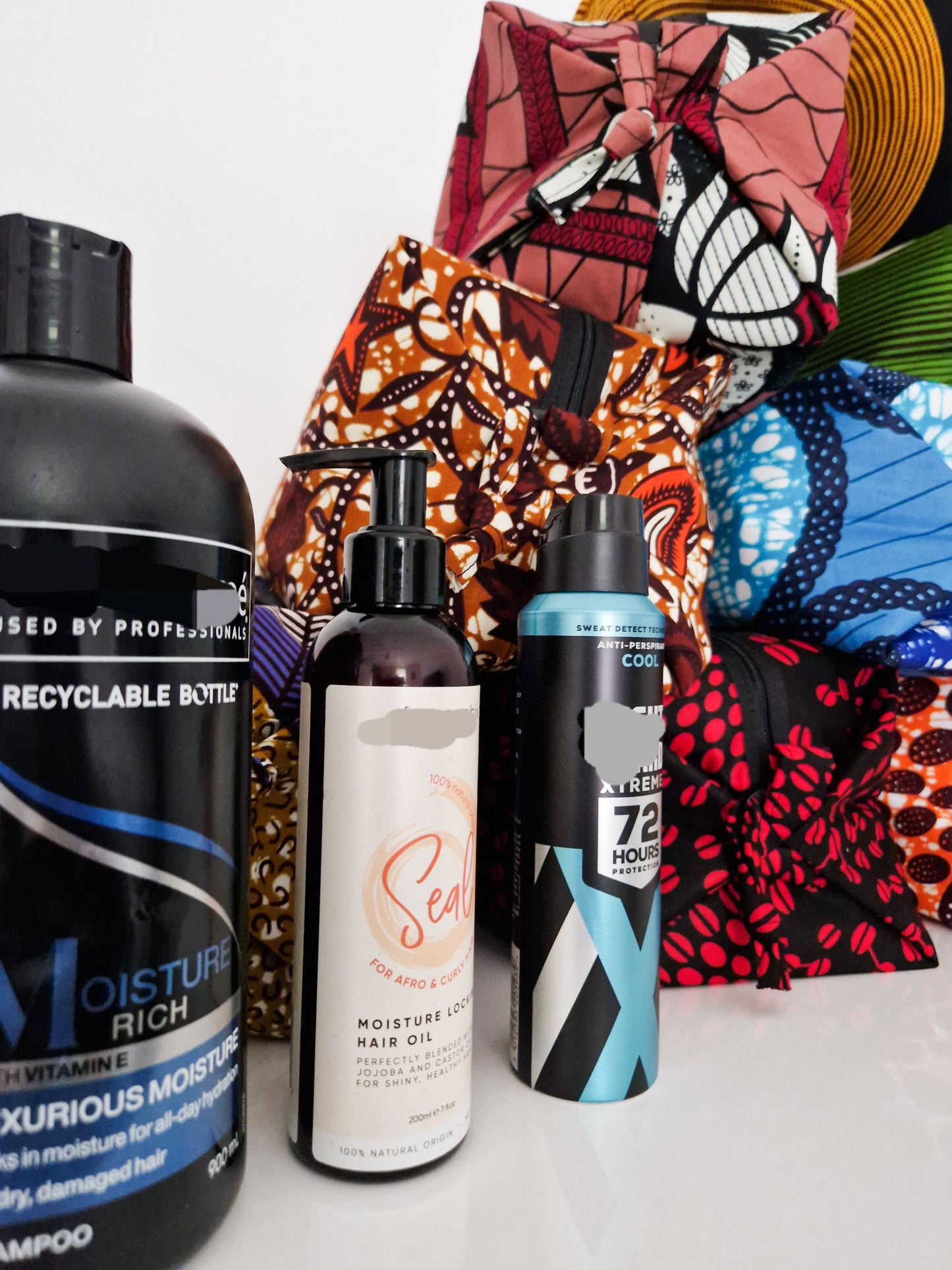 African Print Toiletry Wash Bag | Kwesi Print