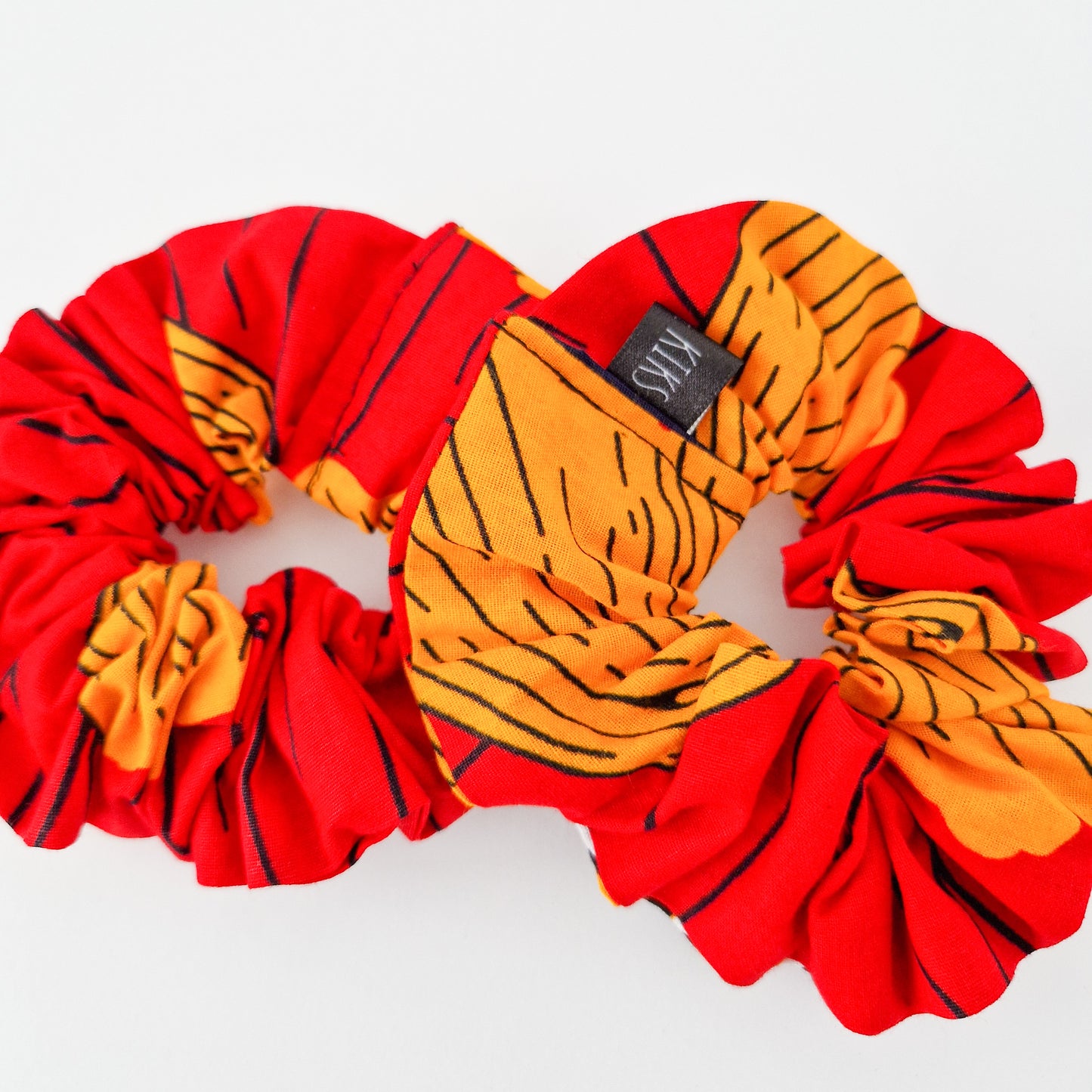 African Print Scrunchies | x2 Igbale Print