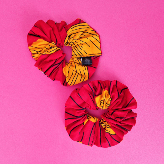 African Print Scrunchies | x2 Igbale Print