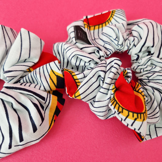 African Print Scrunchies | x2 Ewa Print