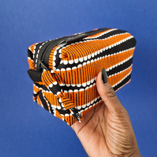 African Print Cosmetic Bag | Doyin Print