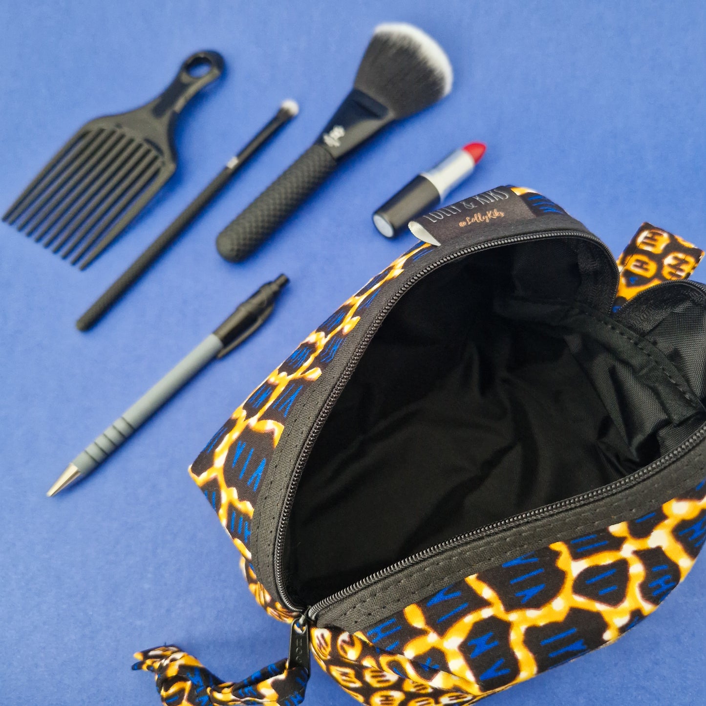 African Print Cosmetic Bag | Rere Print