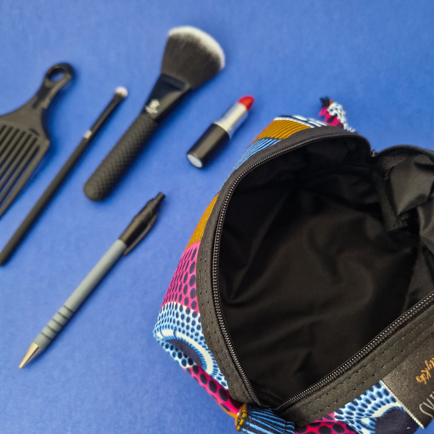 African Print Cosmetic Bag | Bukayo Print