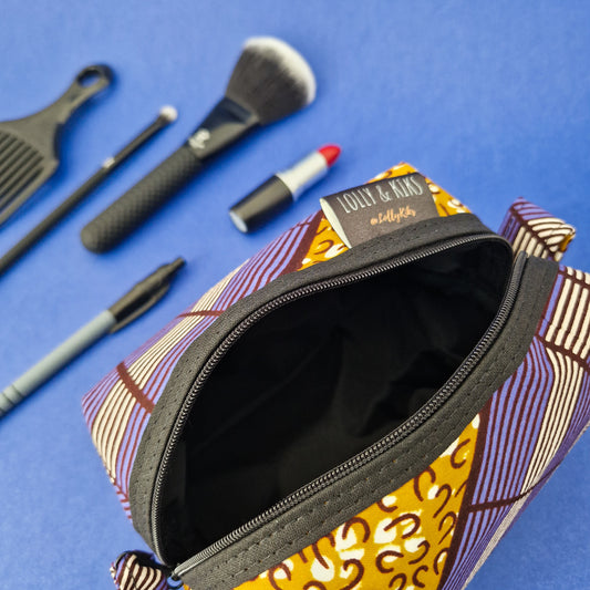 African Print Cosmetic Bag | Bunmi Print