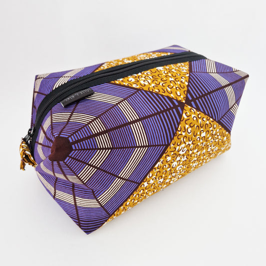 Large African Print Toiletry Wash Bag | Bunmi Print