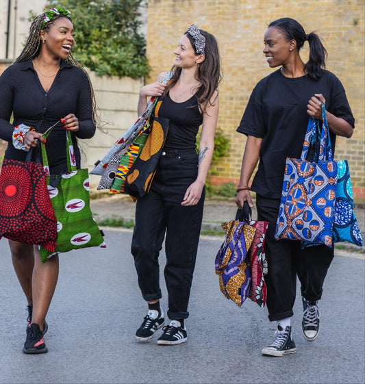African Print Tote Bag | Bolande Print