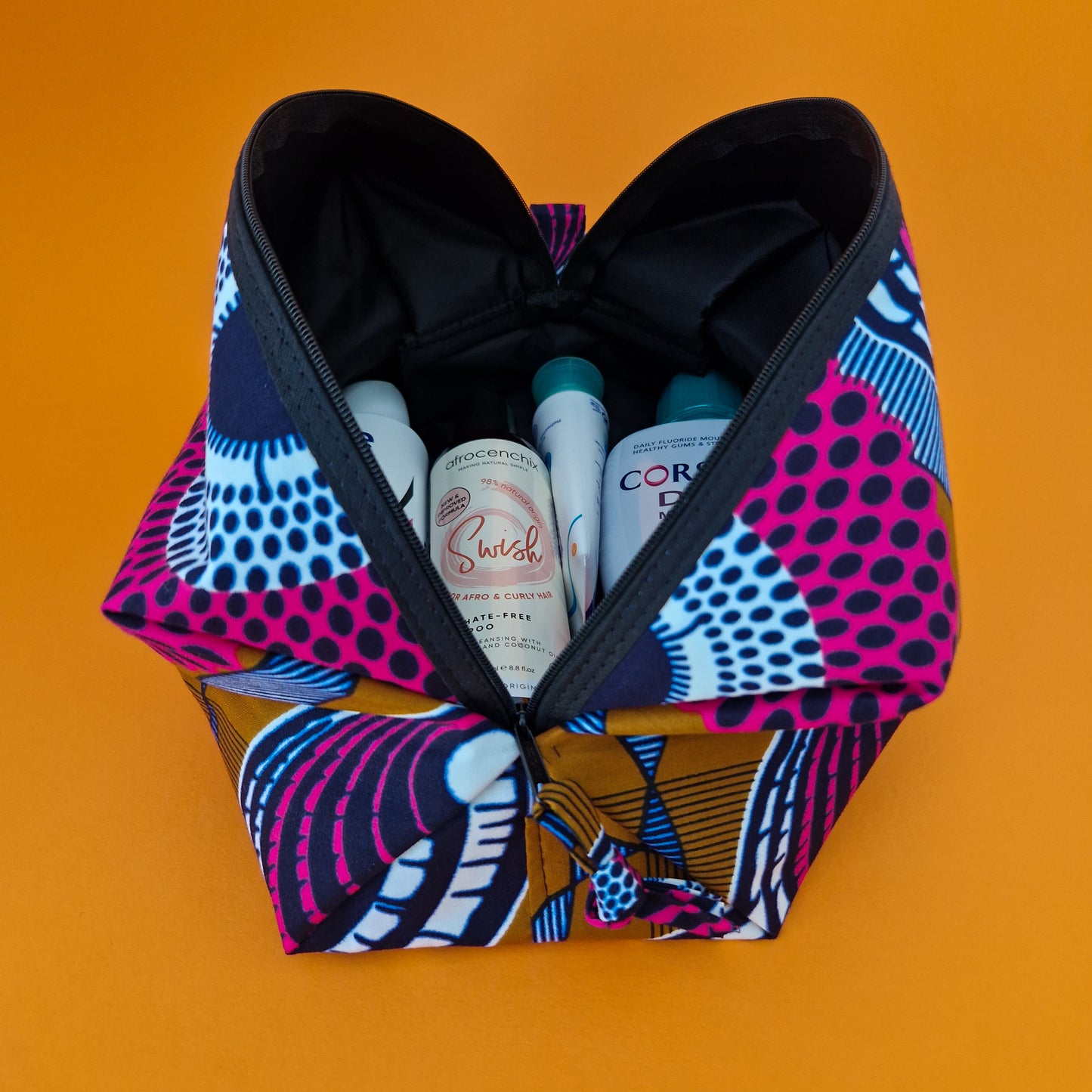 African Print Toiletry Wash Bag | Bukayo Print