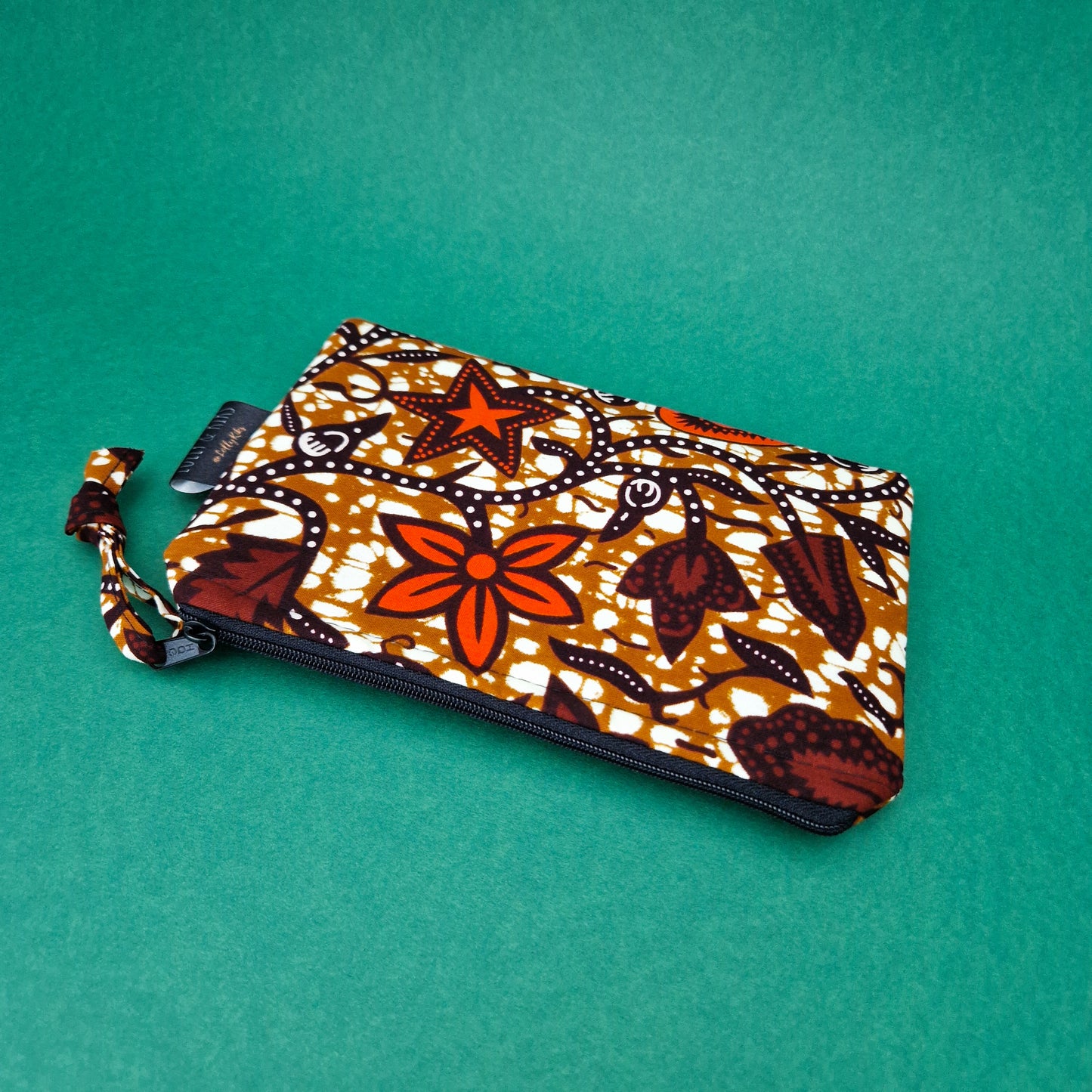 Small Zip Pouch | Kwesi Print