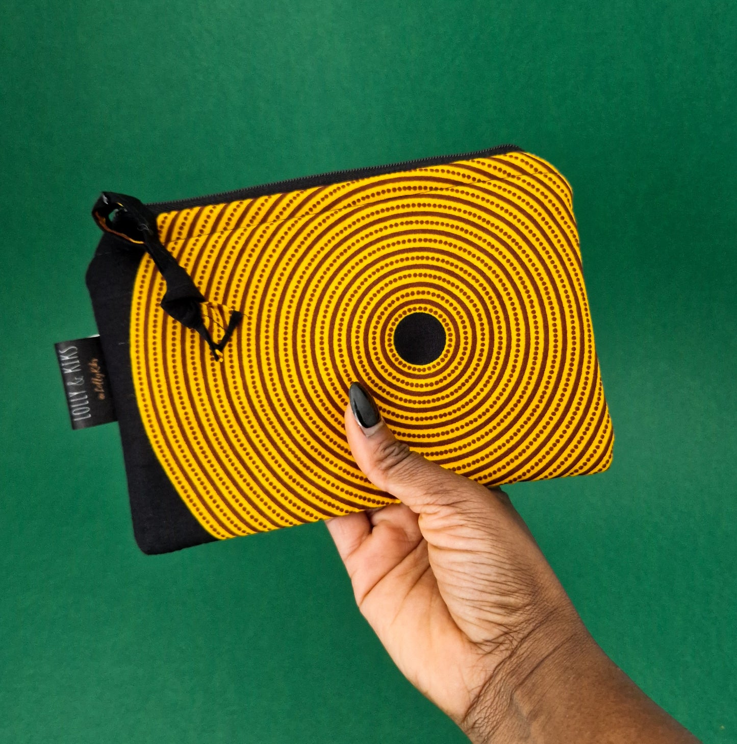 Small Zip Pouch | Tunde Print