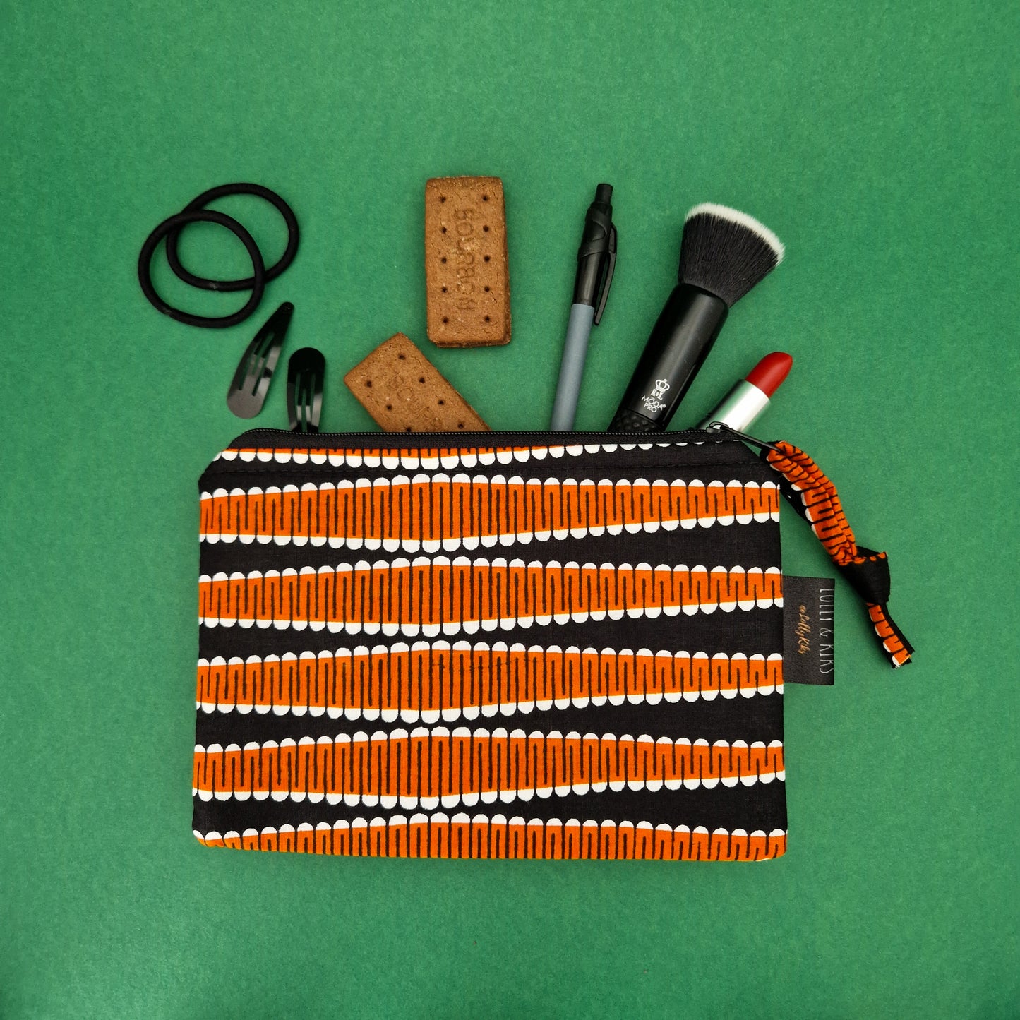 Small Zip Pouch | Doyin Print