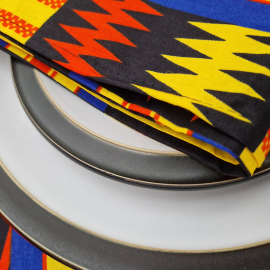 Large African Print Napkin | Kojo Print