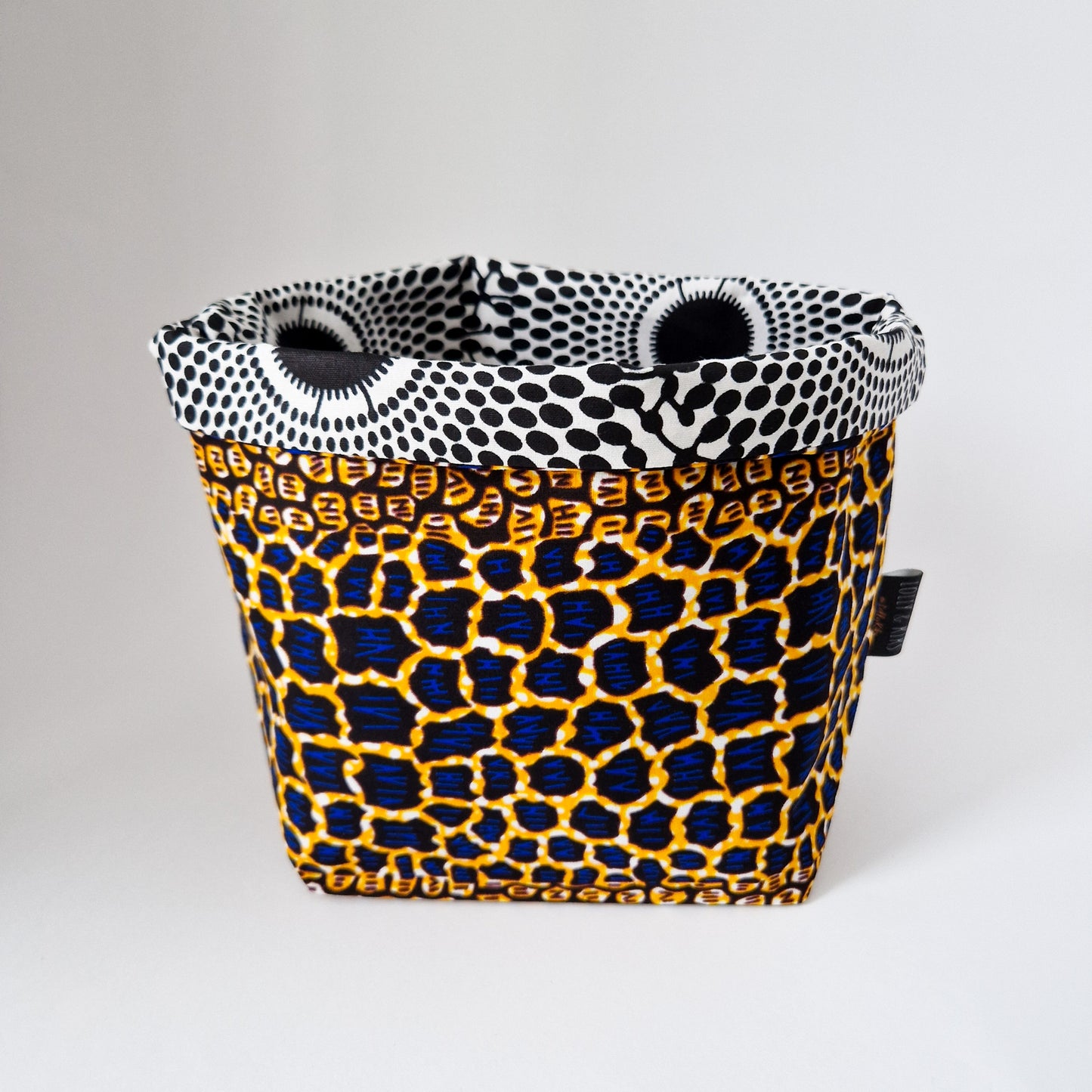 African Print Fabric Basket | Rere Print