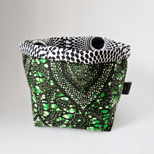 African Print Fabric Basket | Nkechi Print