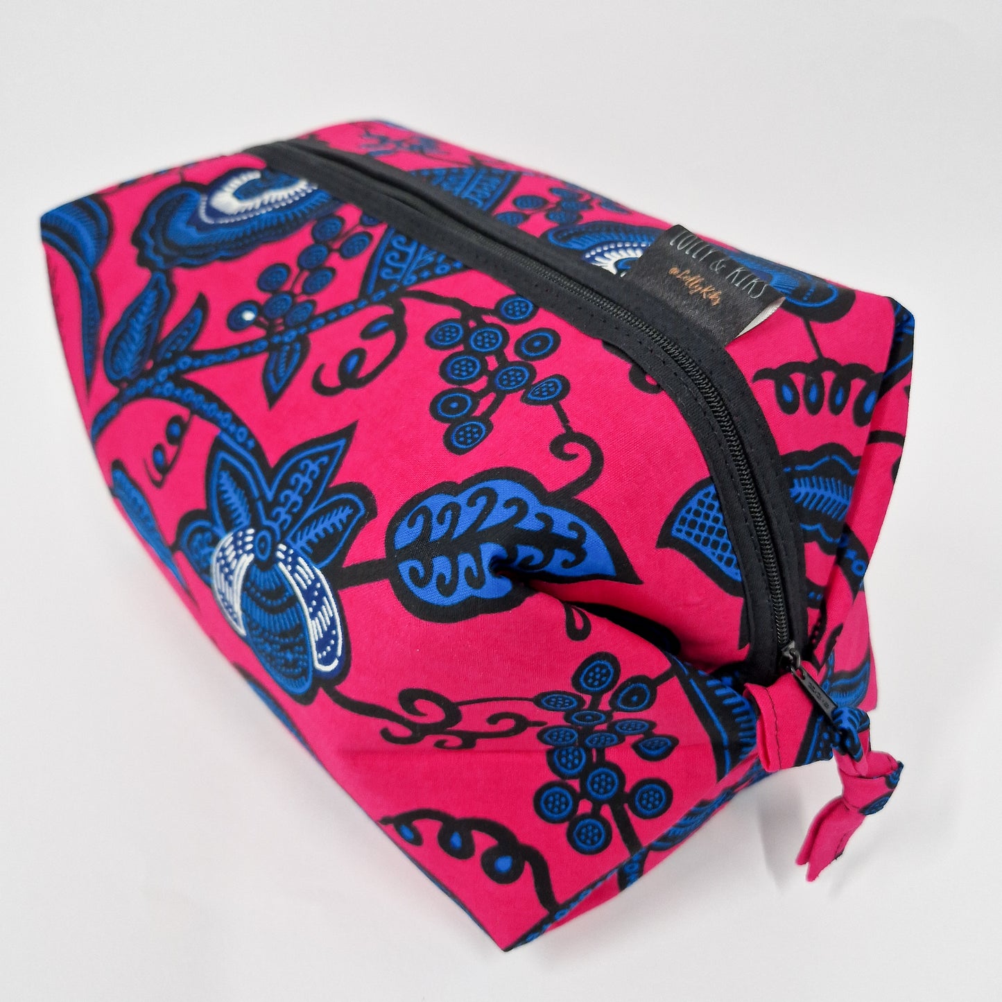 Large African Print Toiletry Wash Bag | Omolara Print