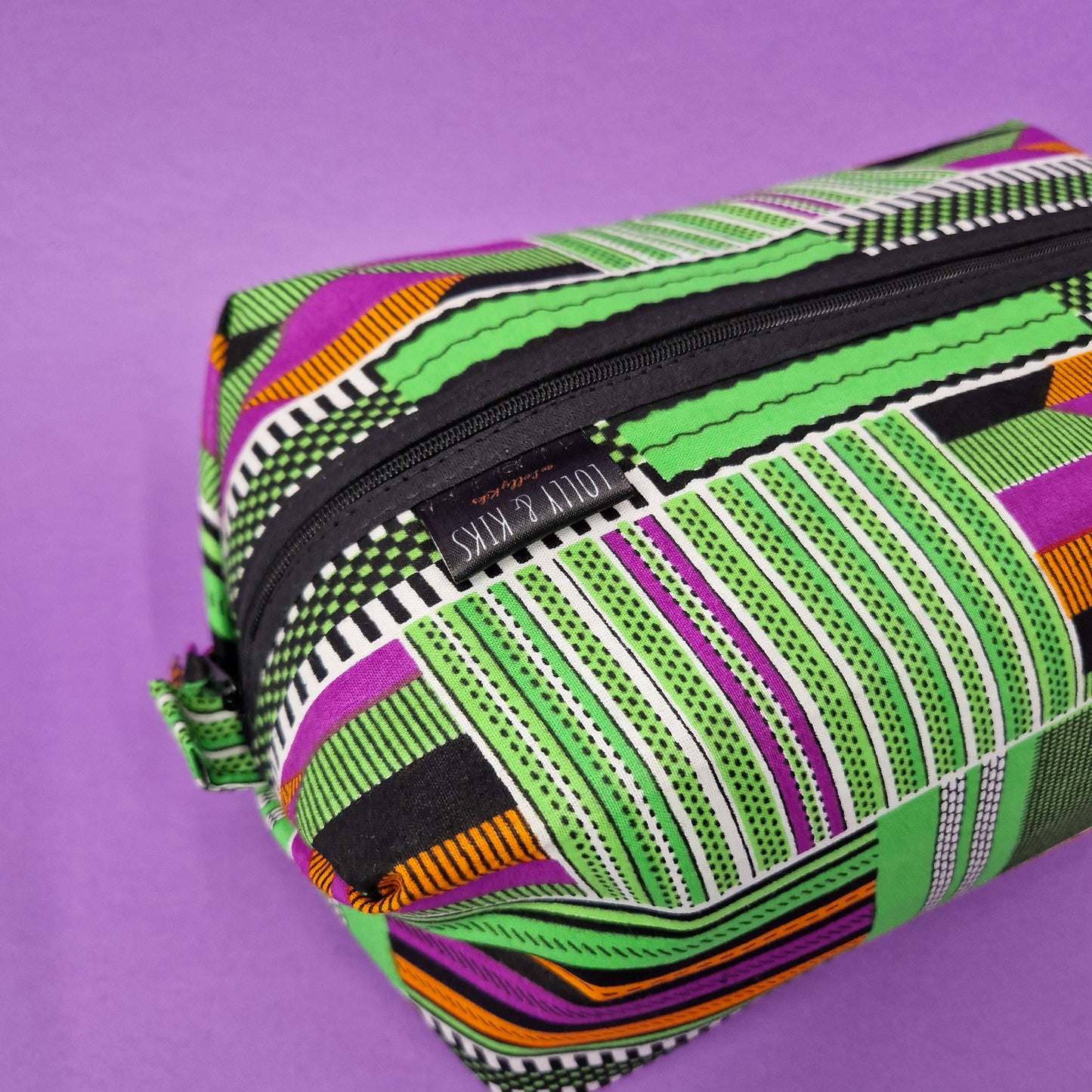 Large African Print Toiletry Wash Bag | Kofi Print