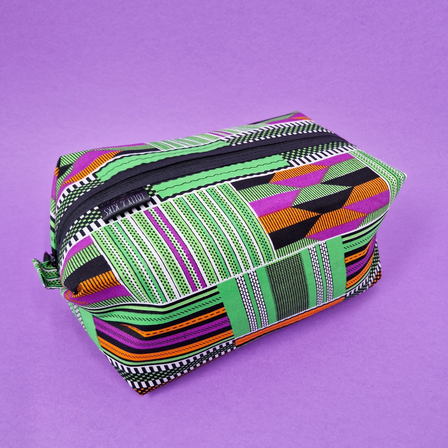 Large African Print Toiletry Wash Bag | Kofi Print