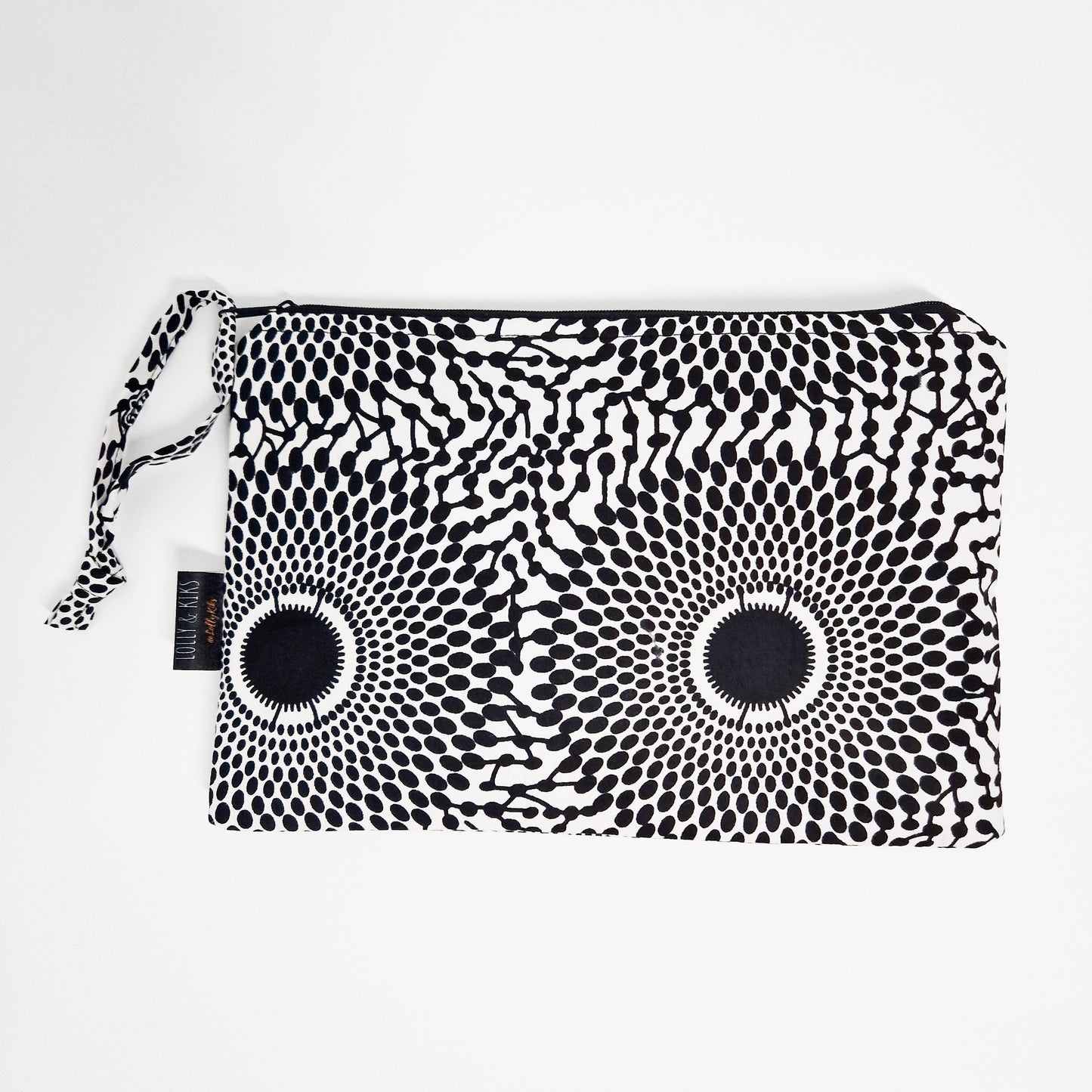 Large African Print Zip Pouch | Ayo Print