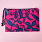 Large African Print Zip Pouch | Omolara Print