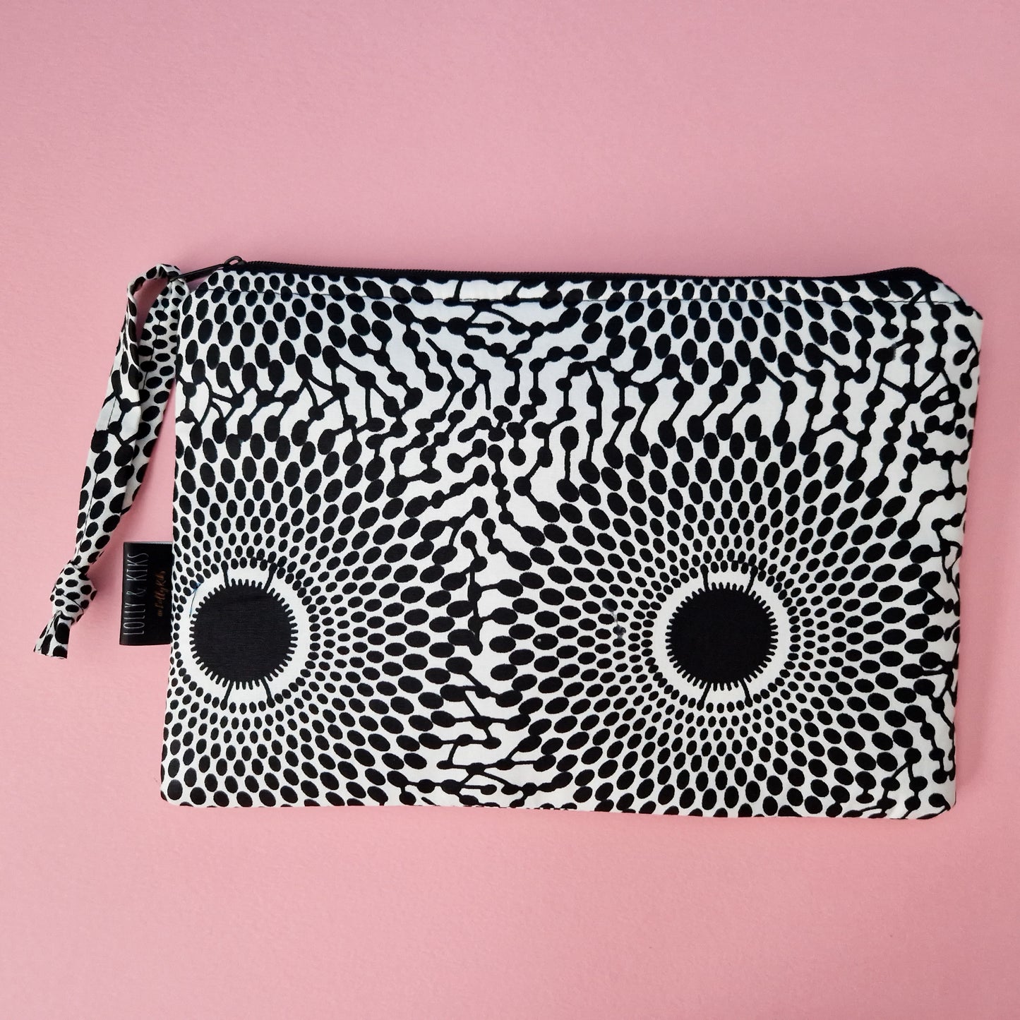 Large African Print Zip Pouch | Ayo Print