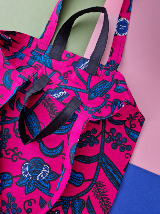 African Print Tote Bag | Omolara Print
