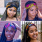 African Print Turban Headband | Omolara Print