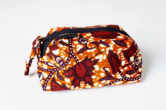 African Print Cosmetic Bag | Kwesi Print