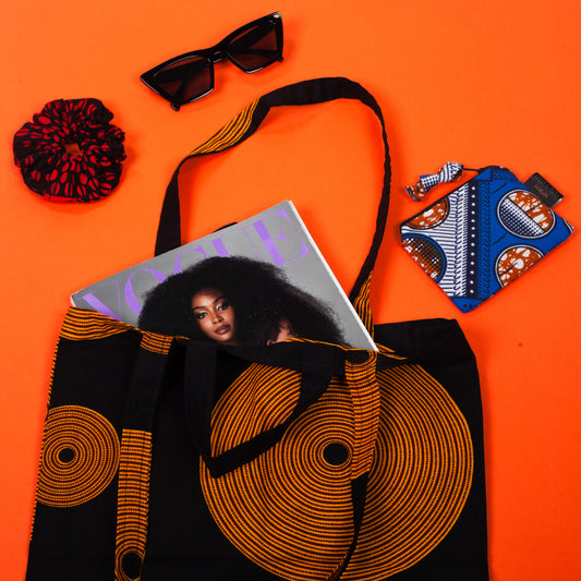 African Print Tote Bag | Tunde Print