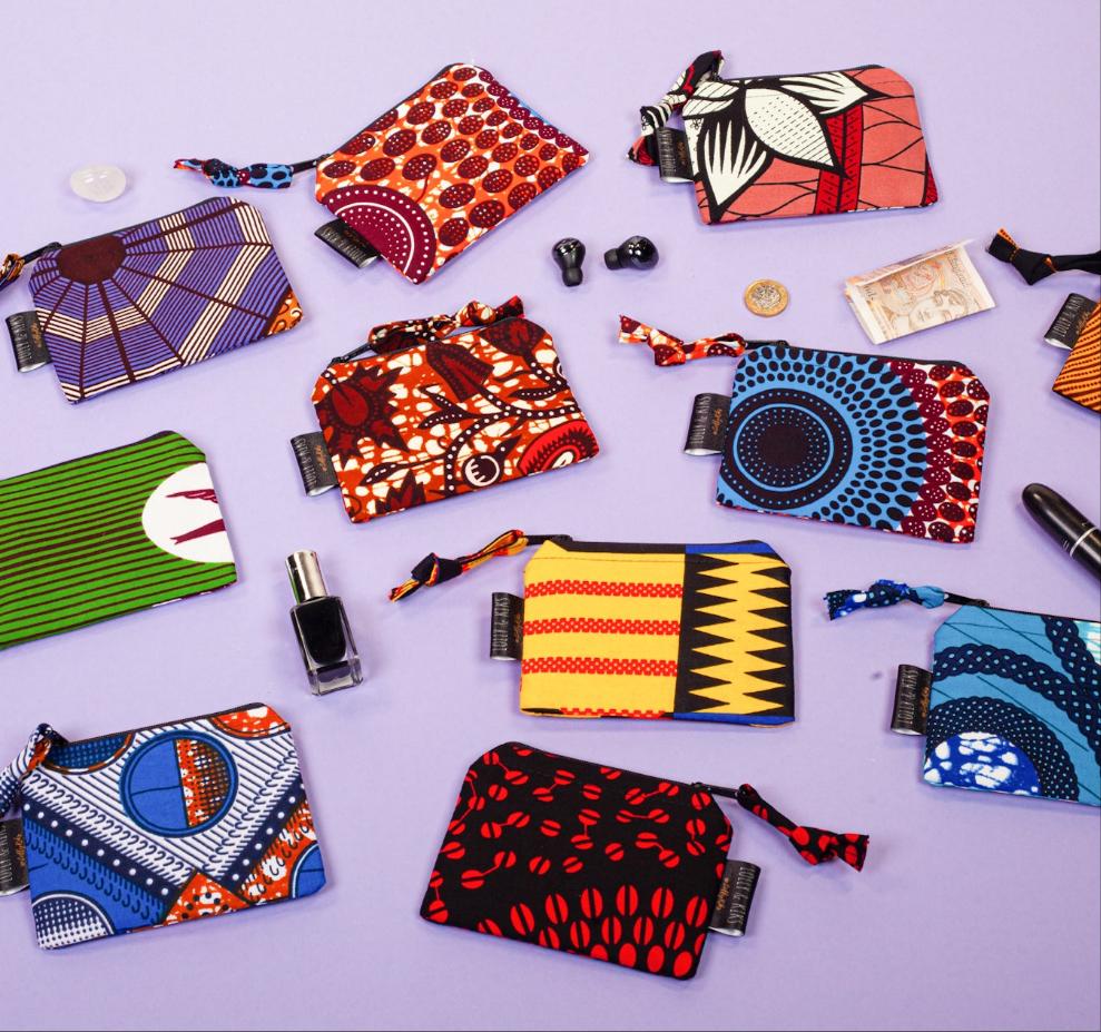 Mini Zip Pouch | Kwesi Print