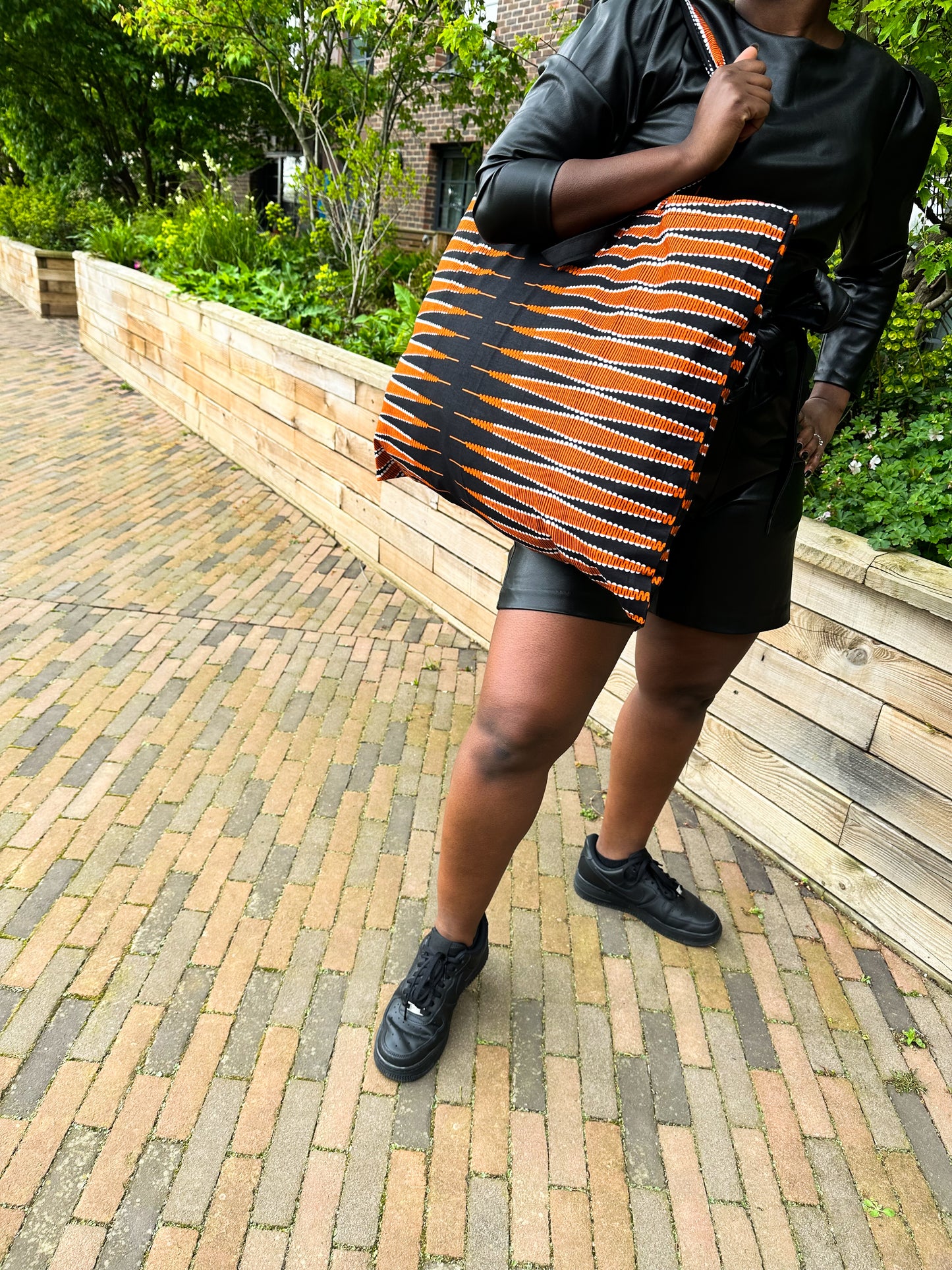 Extra Large African Print Tote Bag | Doyin Print