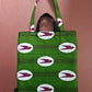 African Print Tote Bag | Iyara Green Print