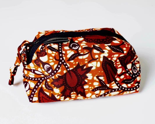 African Print Cosmetic Bag | Kwesi Print