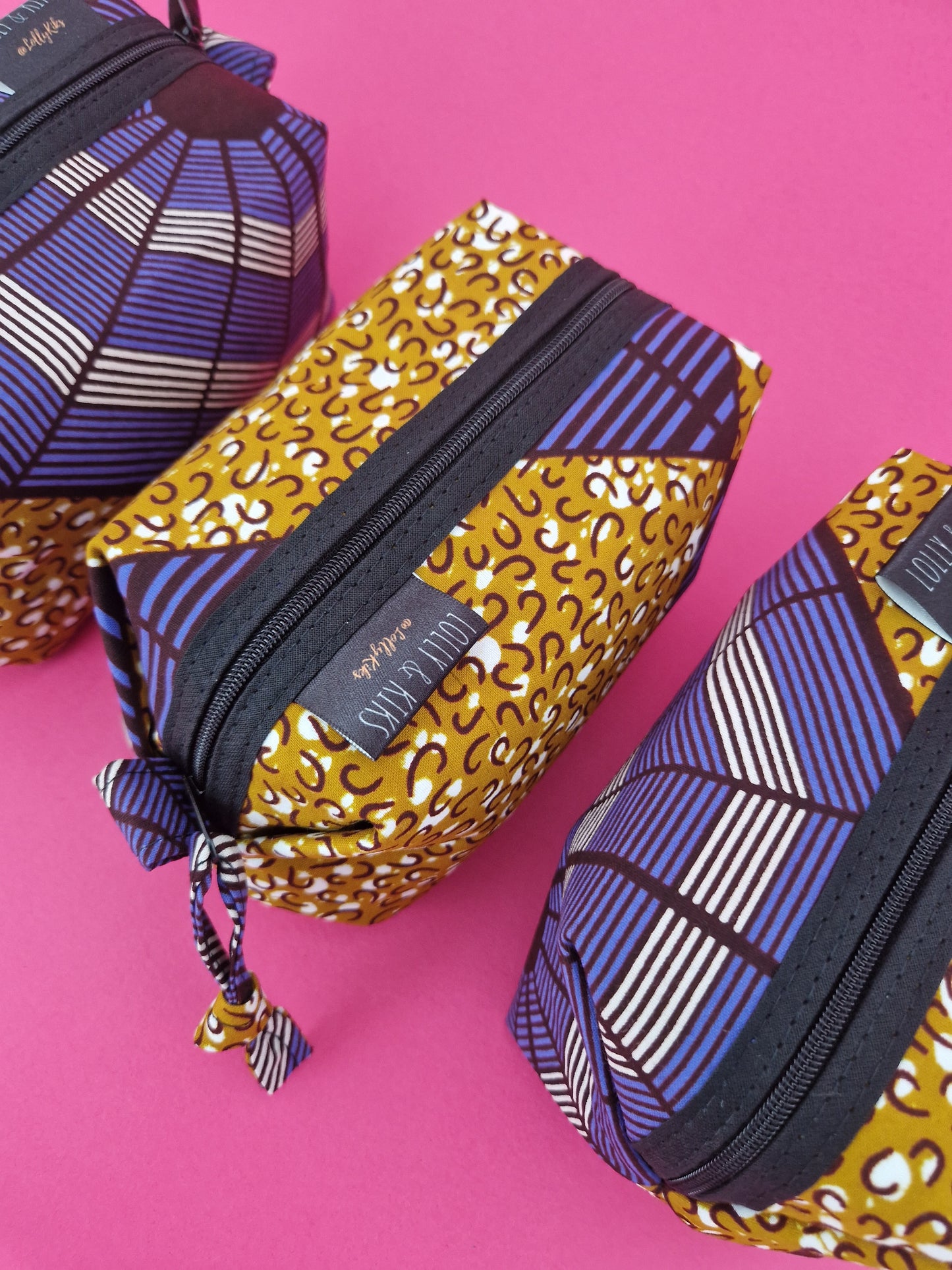 African Print Cosmetic Bag | Bunmi Print