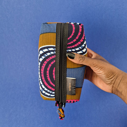 African Print Cosmetic Bag | Bukayo Print