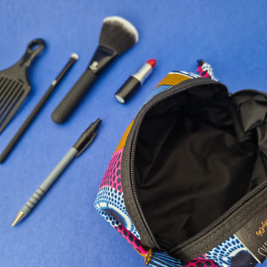 African Print Cosmetic Bag | Bukayo Print