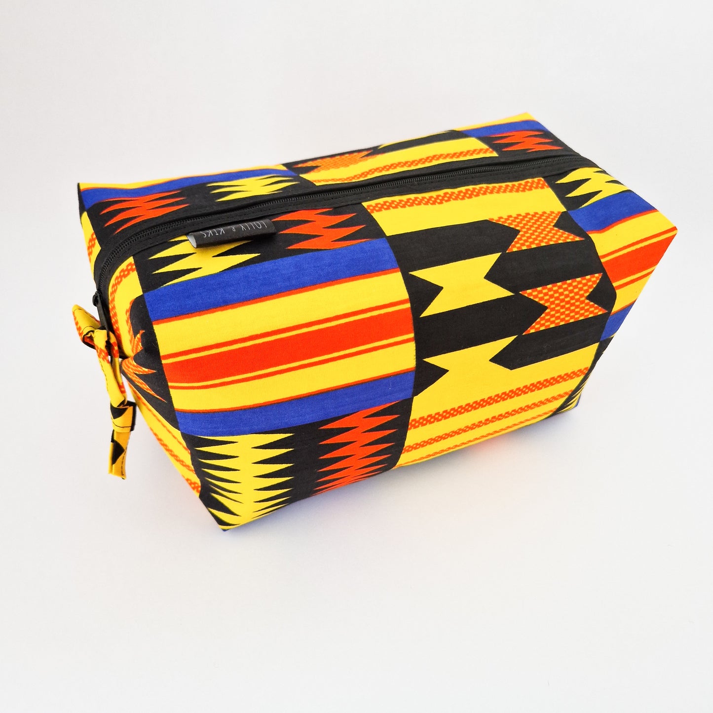 African Print Toiletry Wash Bag | Kojo Print