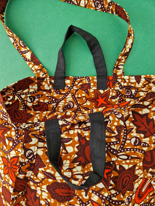 African Print Tote Bag | Kwesi Print