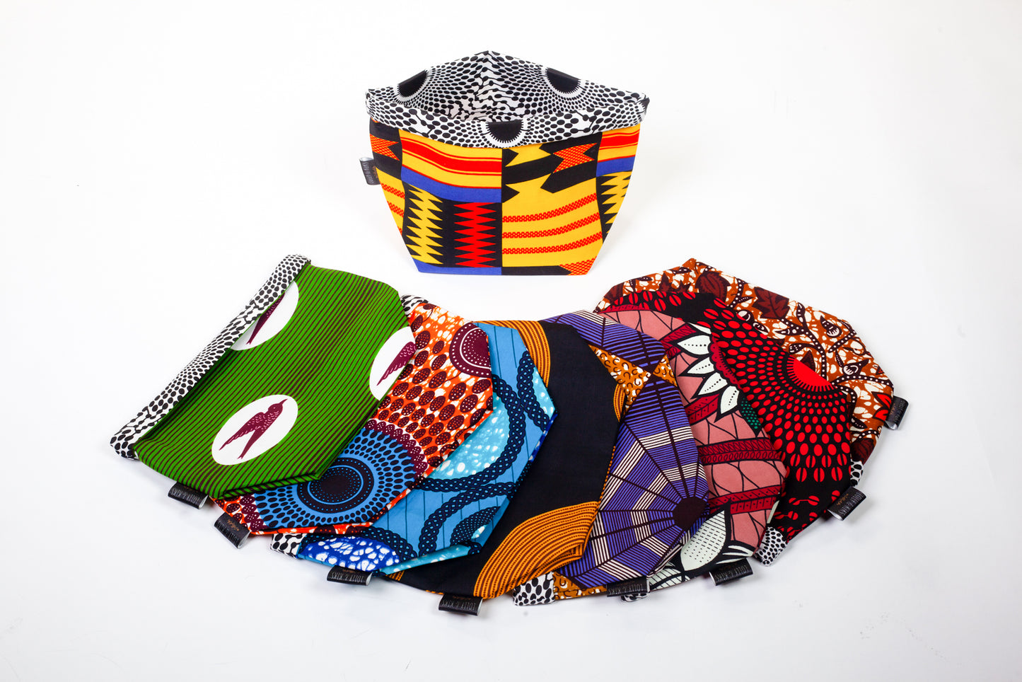 Small African Print Fabric Basket | Choose Your Print