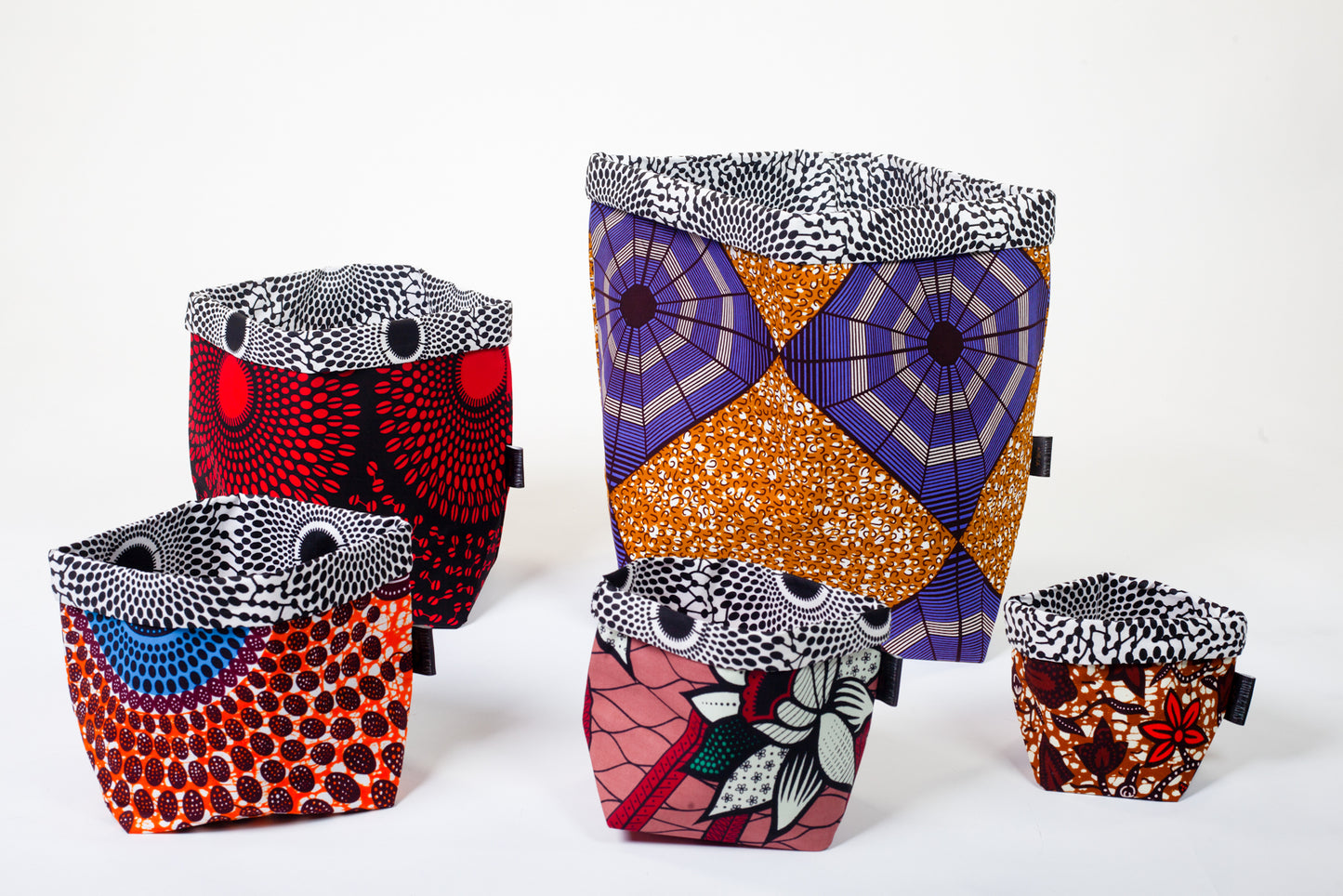 African Print Fabric Basket | Shope Print
